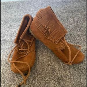 Genuine Suede Minnetonka Moccasins